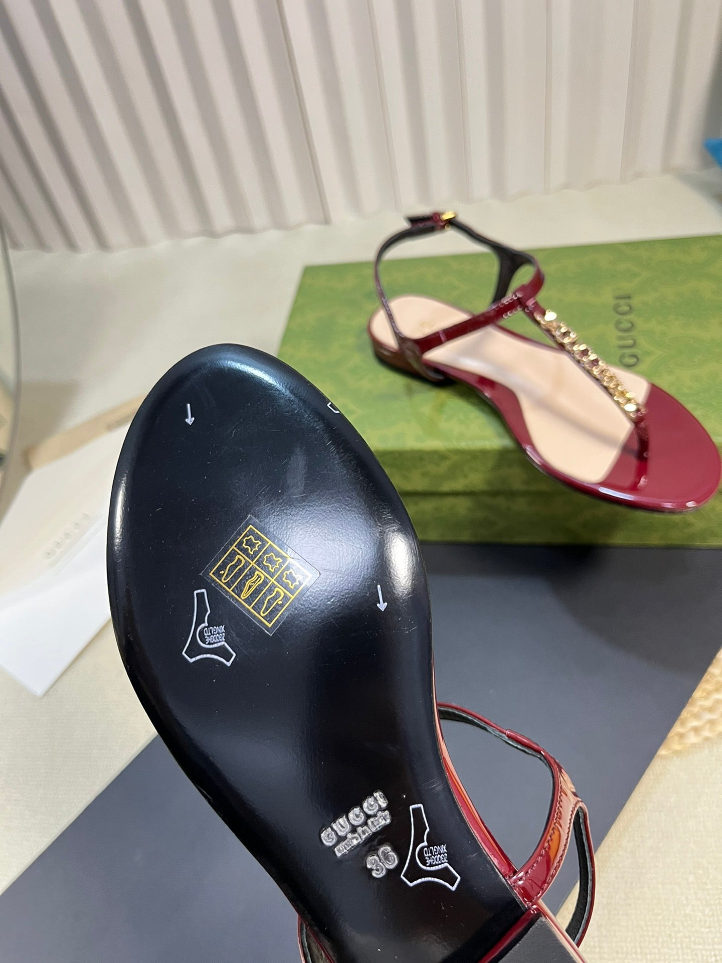 Red GS Thong Sandal