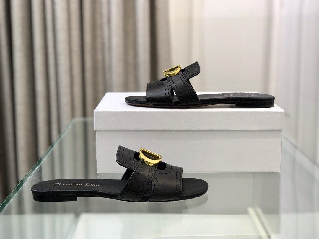 Black 30M slide mule