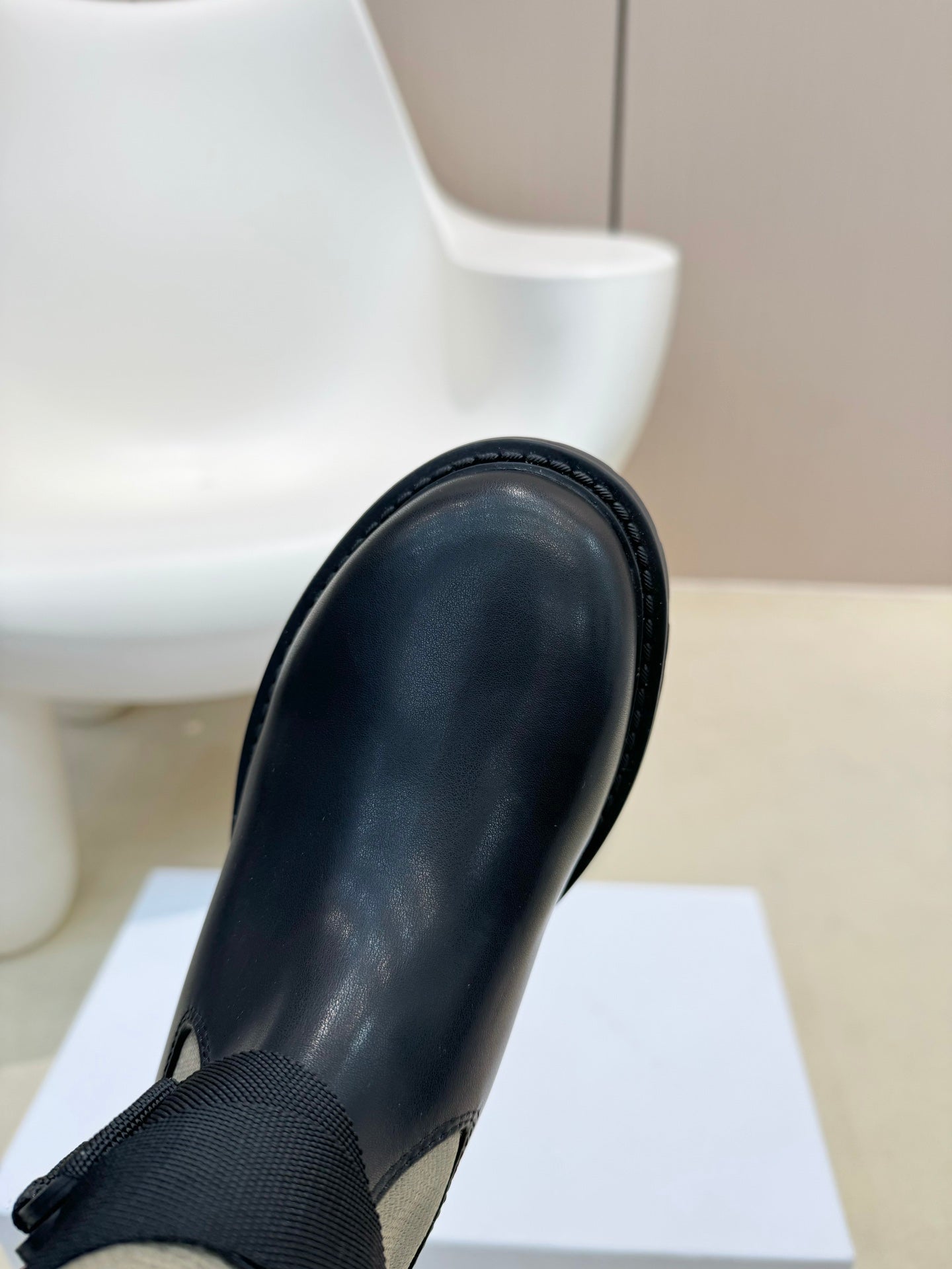 Warm Taupe Technical Canvas DM Boot