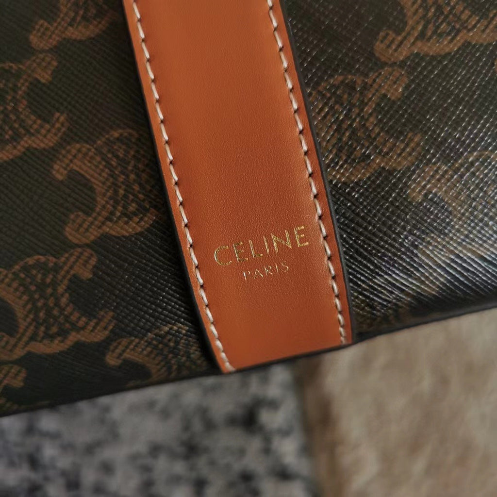 Tan medium CC canvas bag