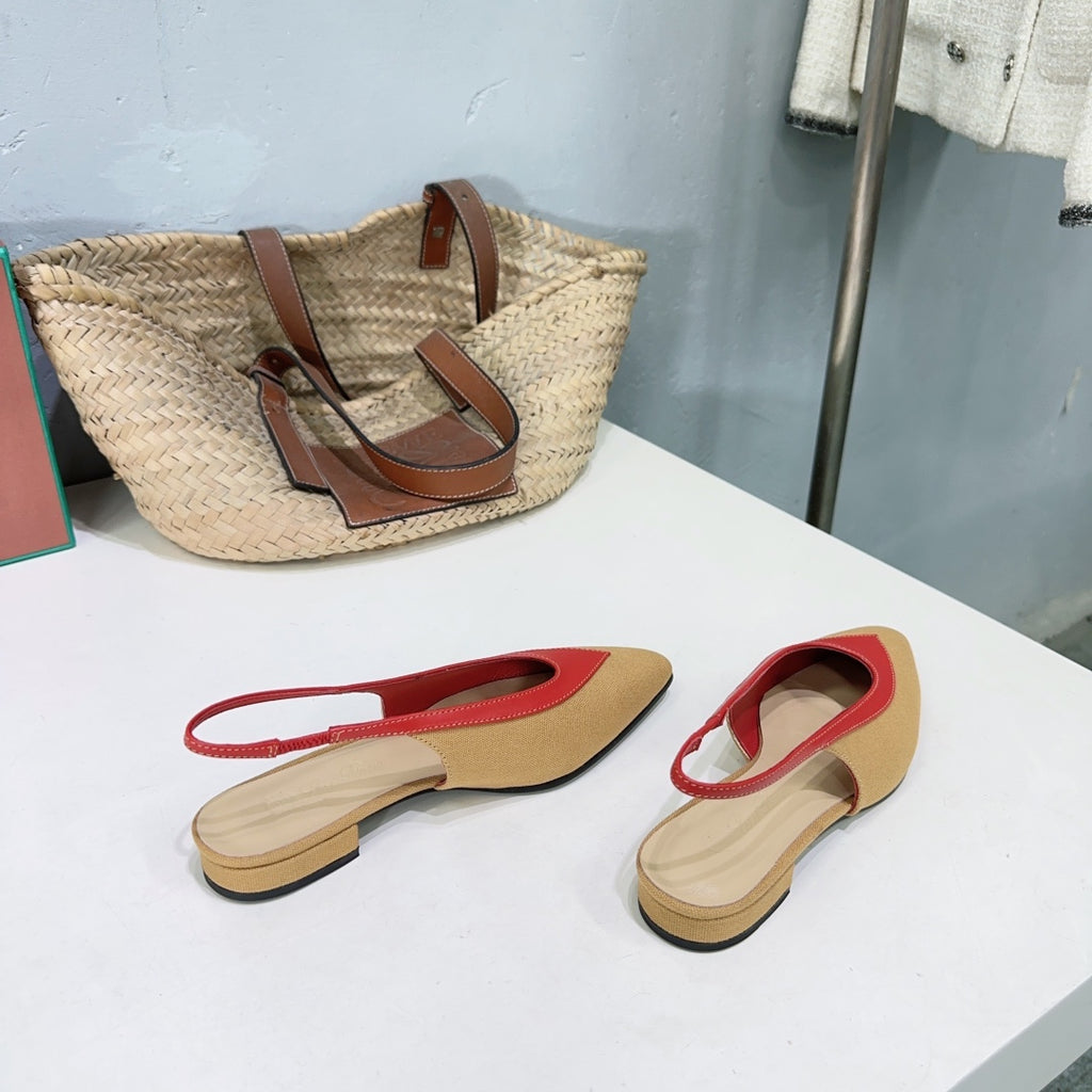 Hinoki Wood/Deep Kummel Rebecca Slingback