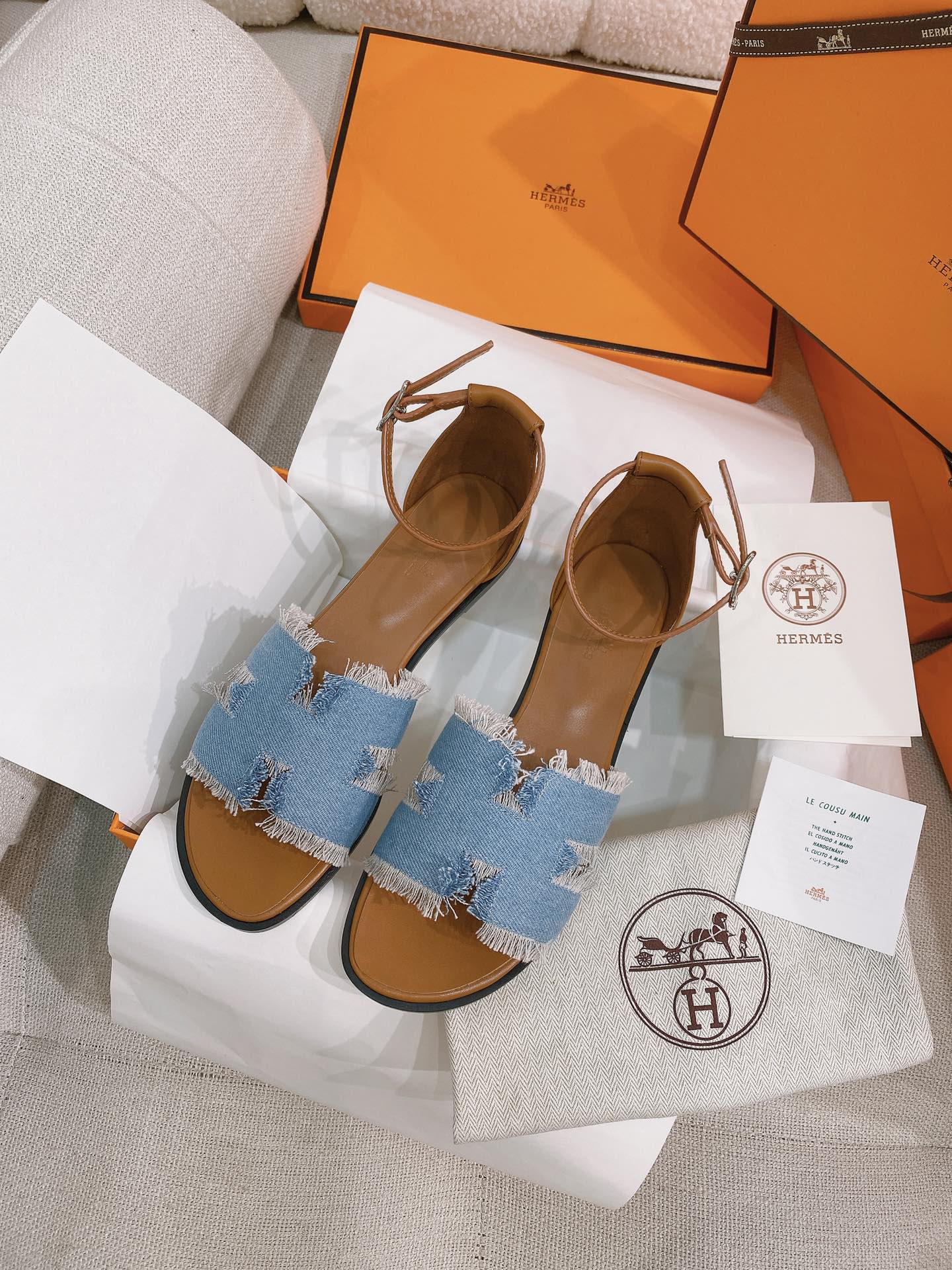Bleu Clair / Nature HS Sandal