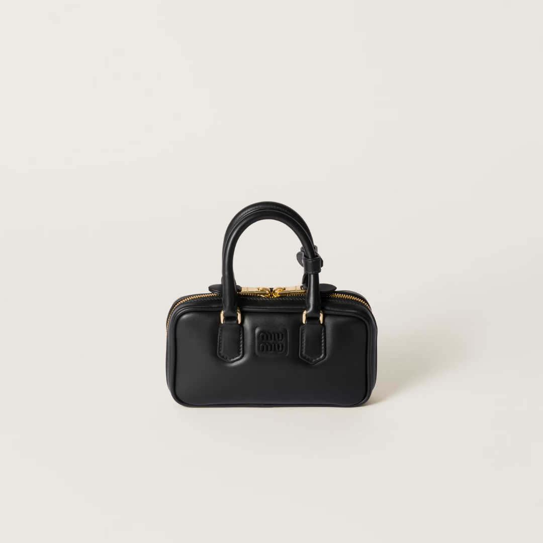 Black Arcadie Leather Mini-Bag
