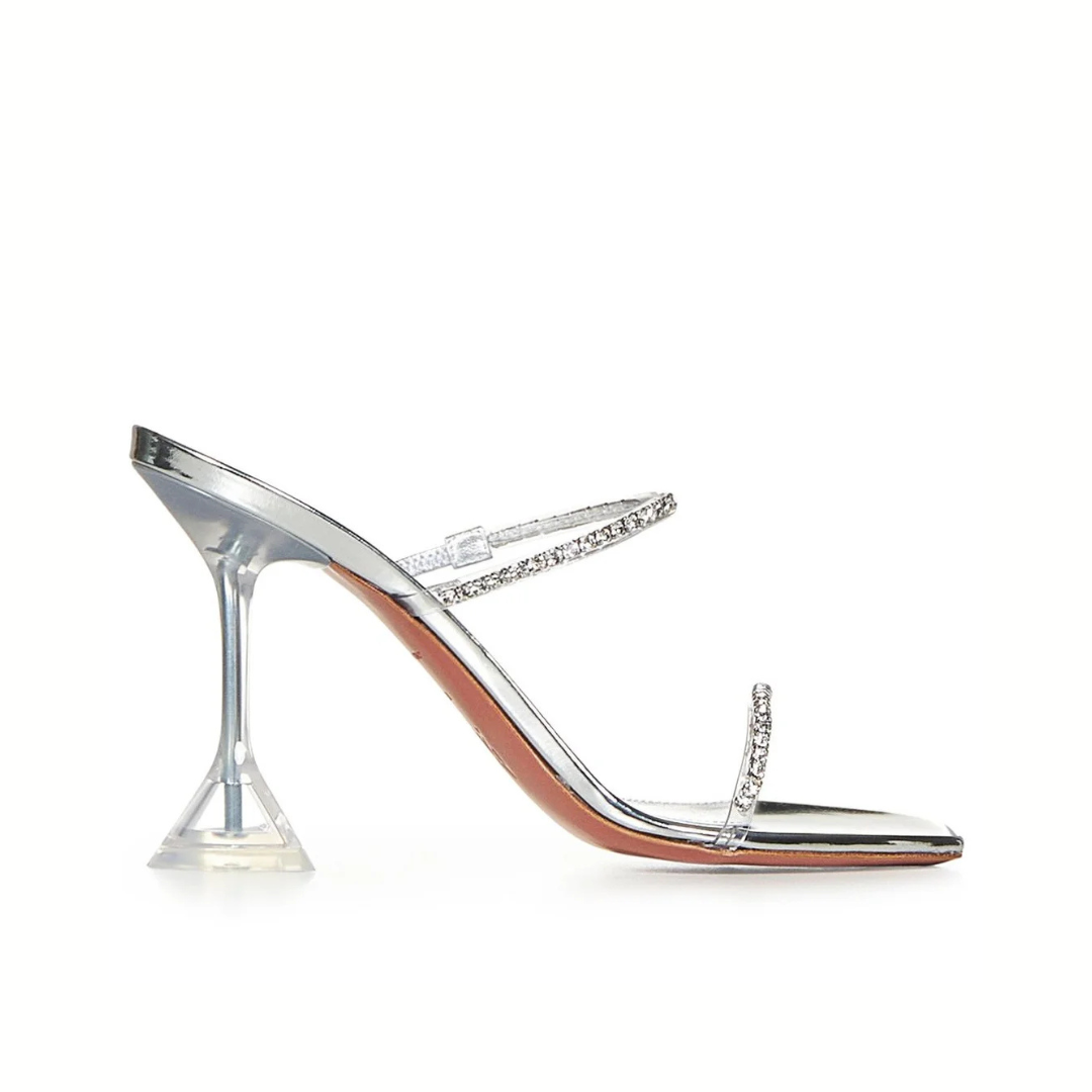 Silver Gilda Embellished Sandals
