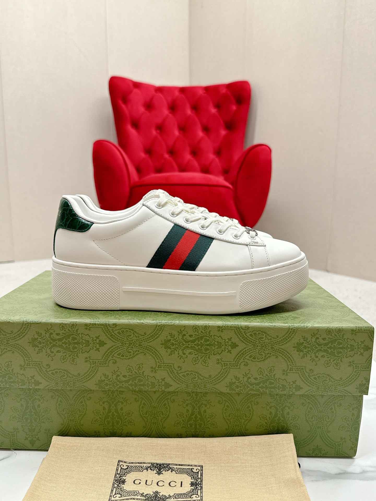 Men's White Ace Sneaker