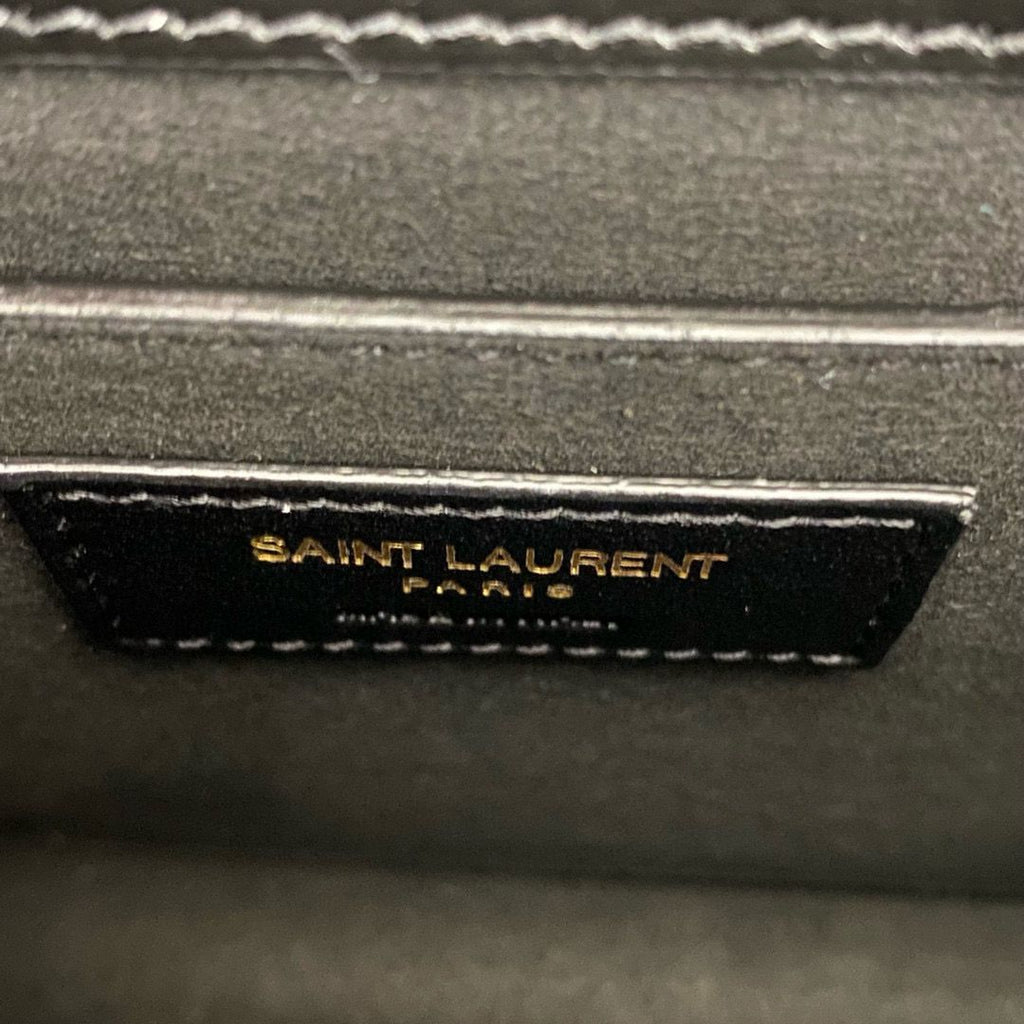 Black Sunset Medium Leather Shoulder Bag