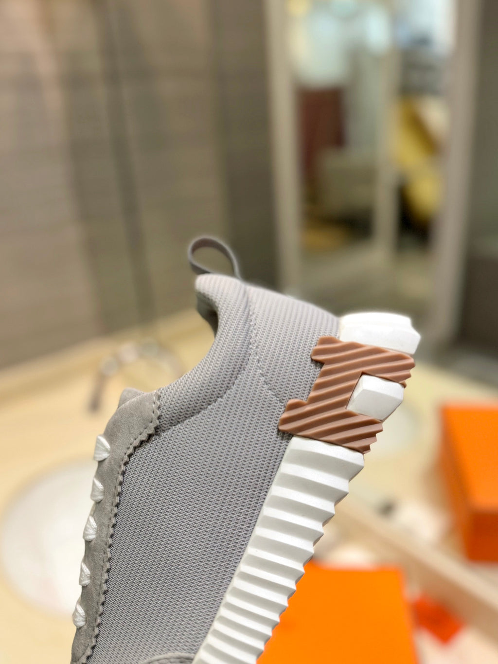 Men's Gris Tempérance Bouncing Sneaker