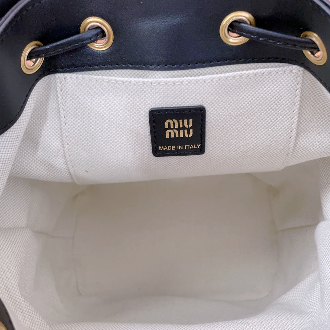 Black Leather Backpack