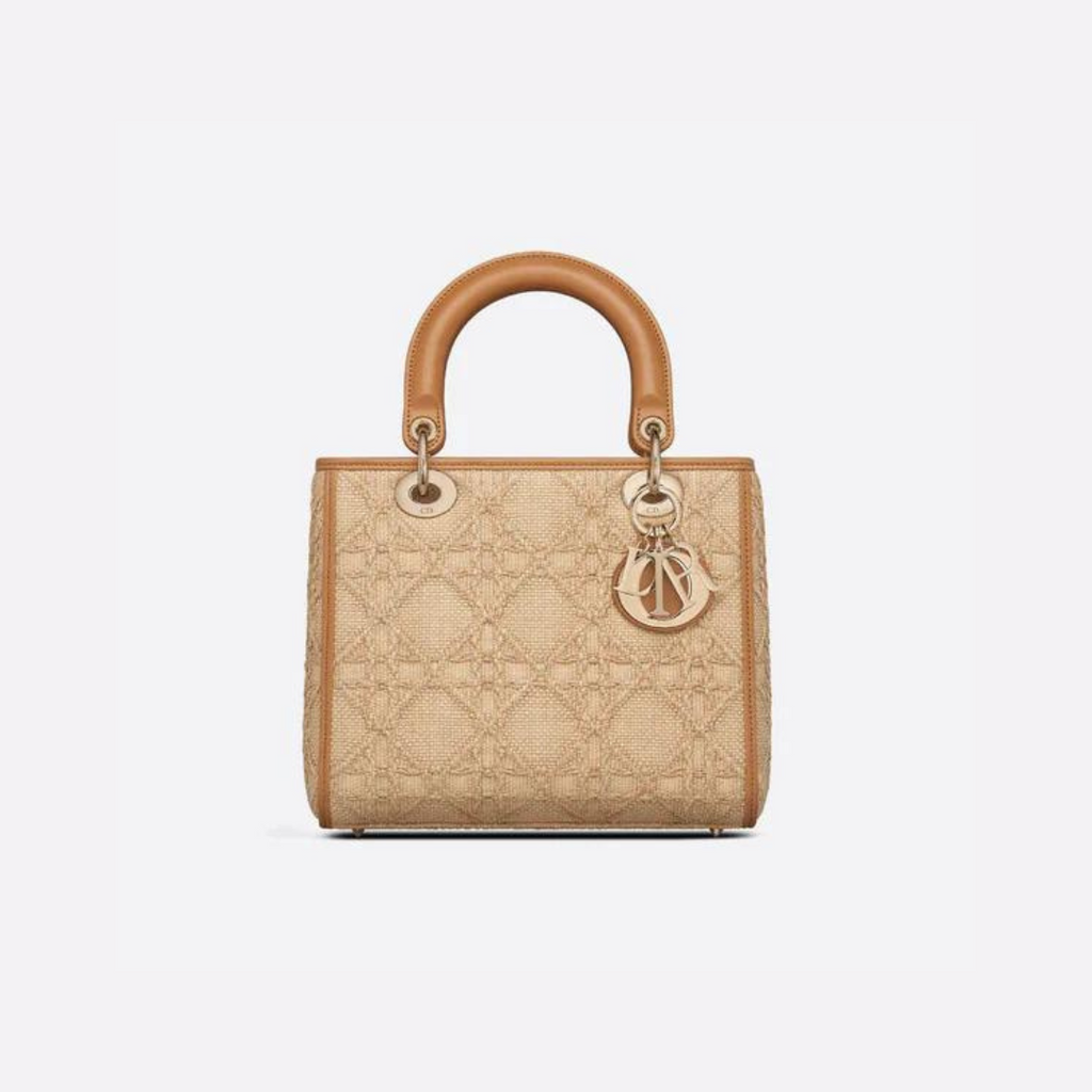 Natural raffia medium LD-lite bag