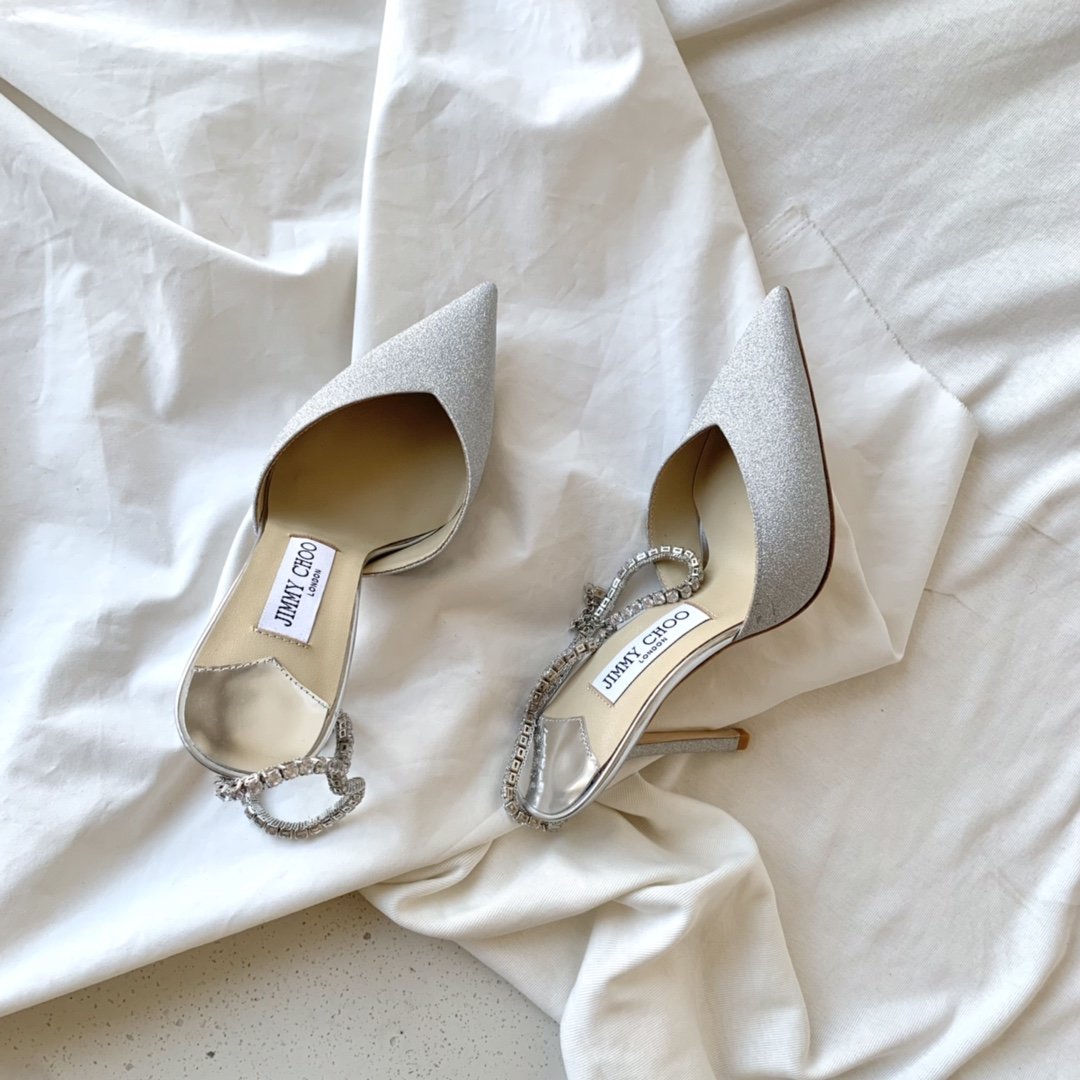 Platinum Ice Dusty Glitter JS Pumps