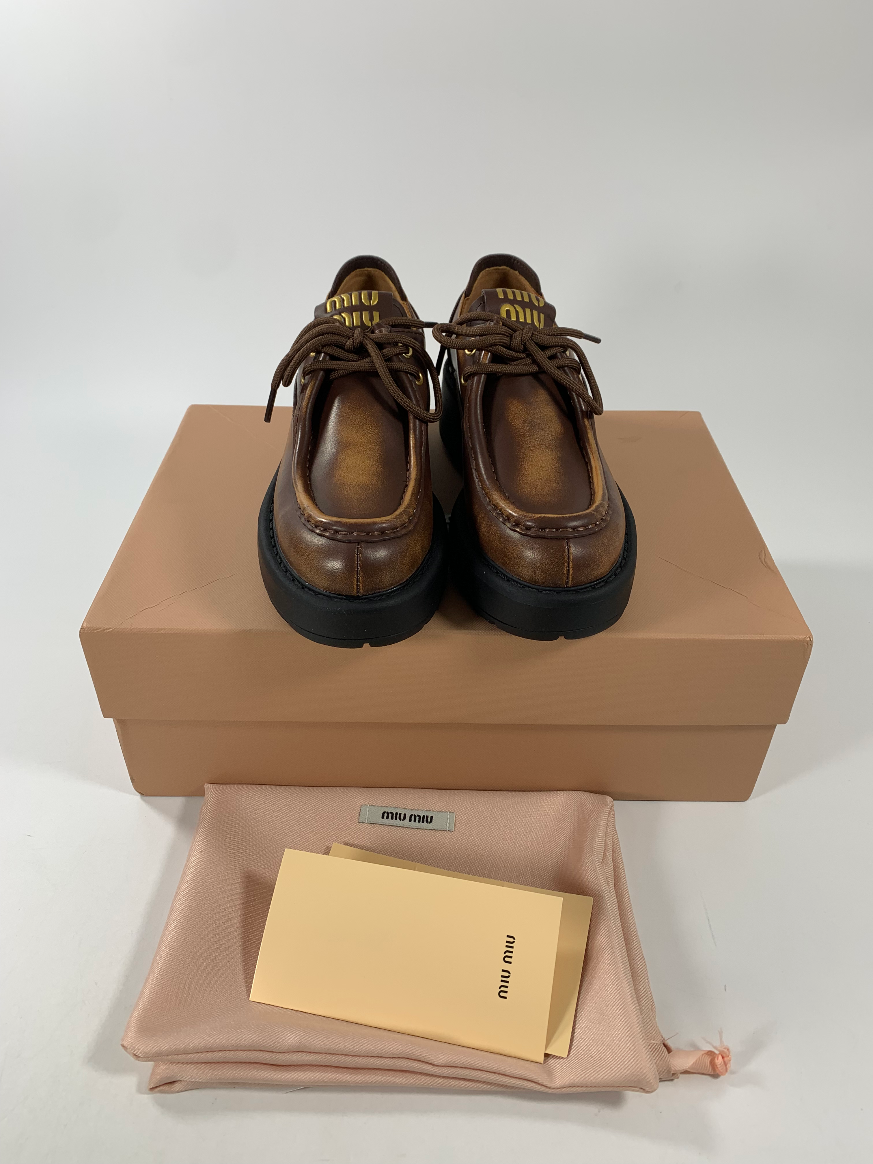 Sienna Laced Leather Shoes