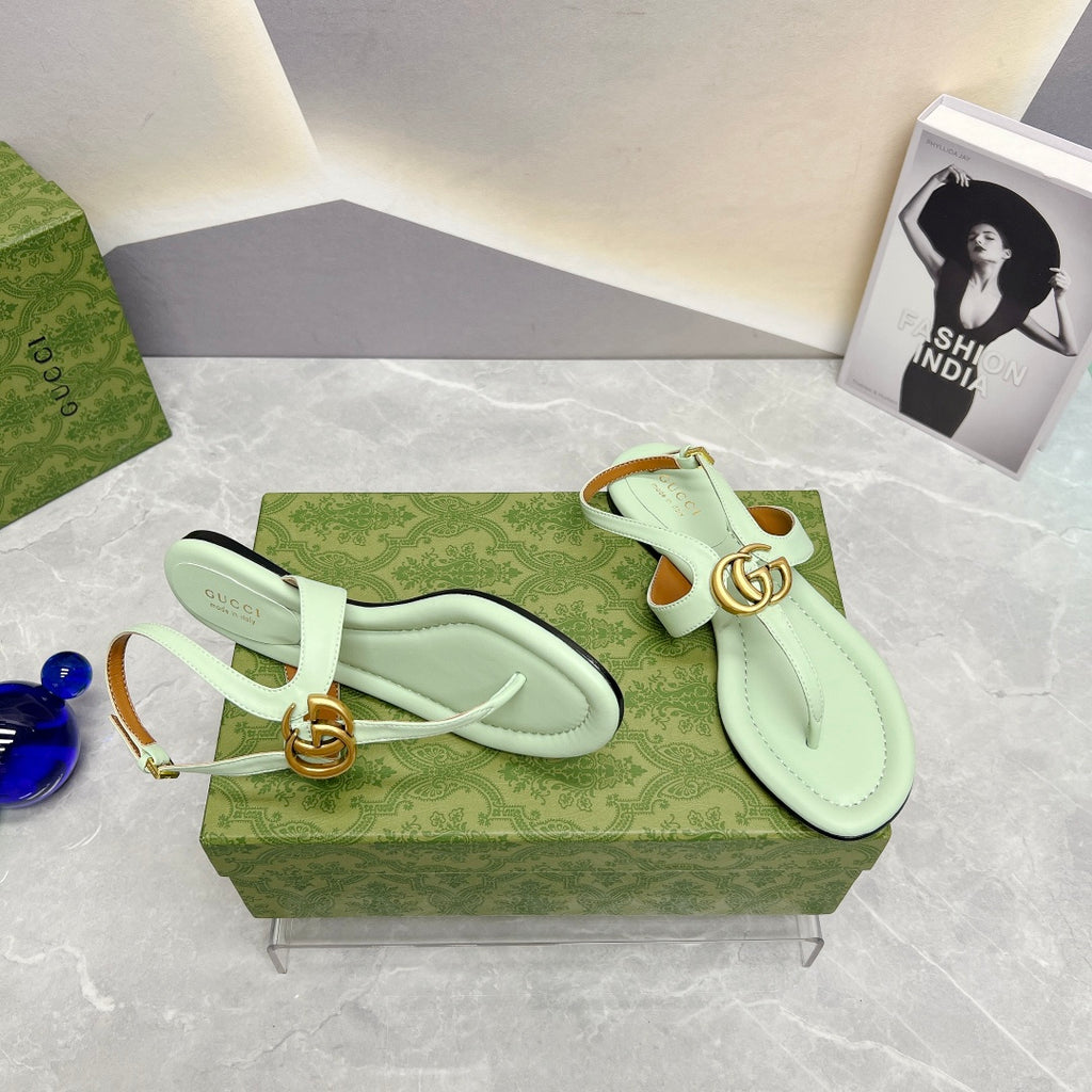 Light Green G Thong Sandal
