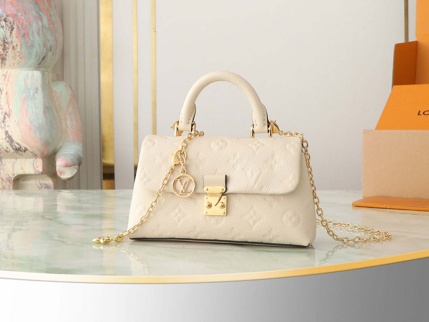 Cream Nano LM Bag