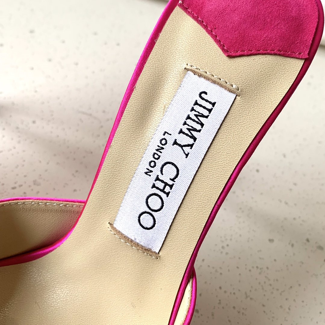 Fuchsia Satin JS Pumps