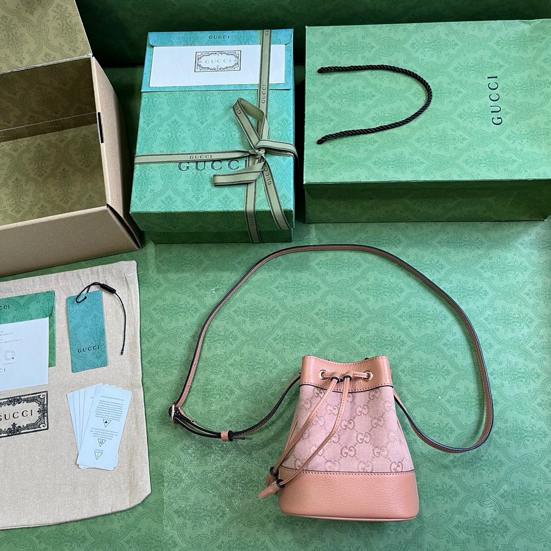 Pink OG Mini Bucket Bag