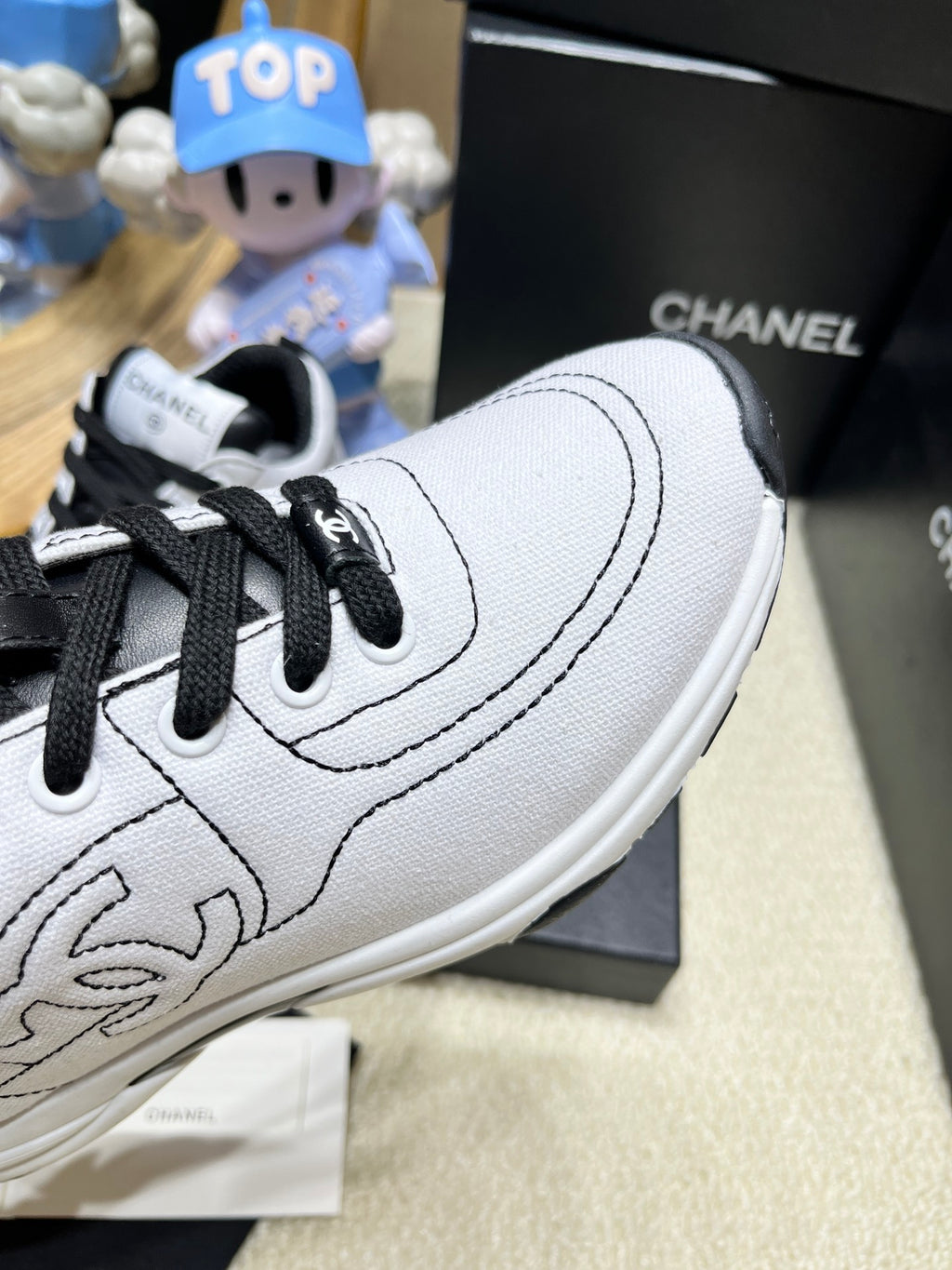 White & Black Trainers