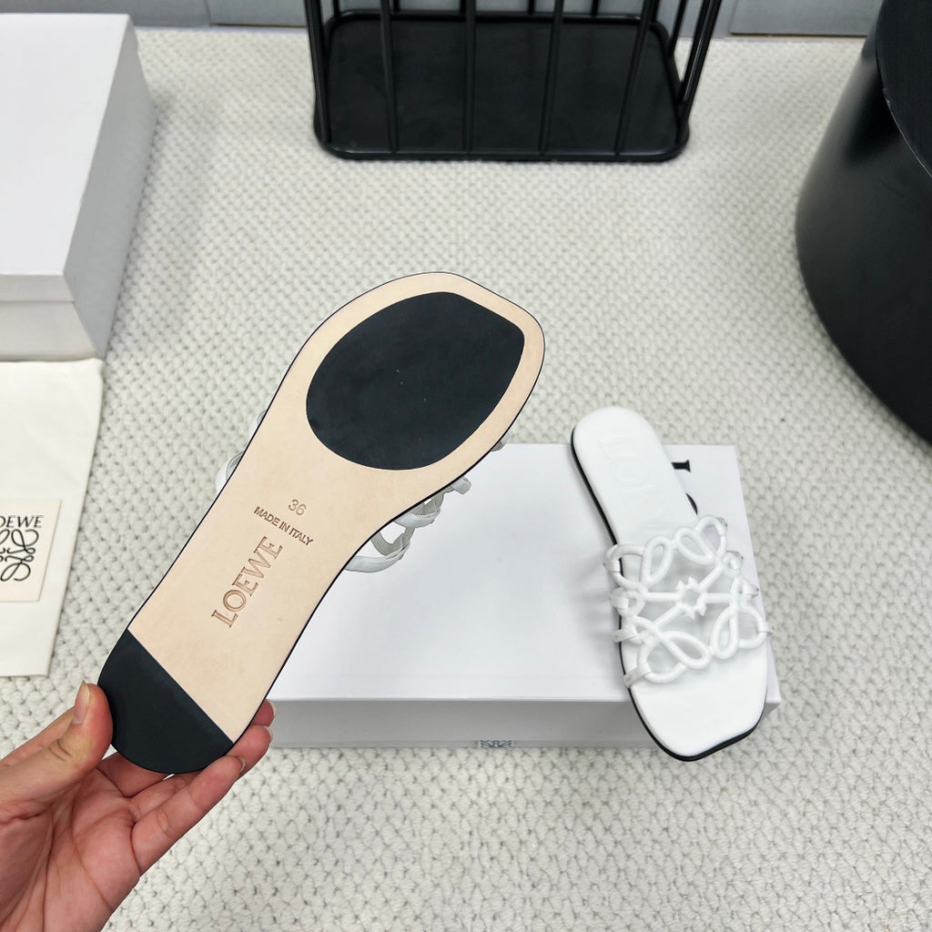 White Petal Anagram Slide