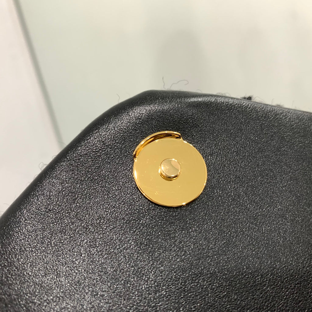 Black tweed LP small bag