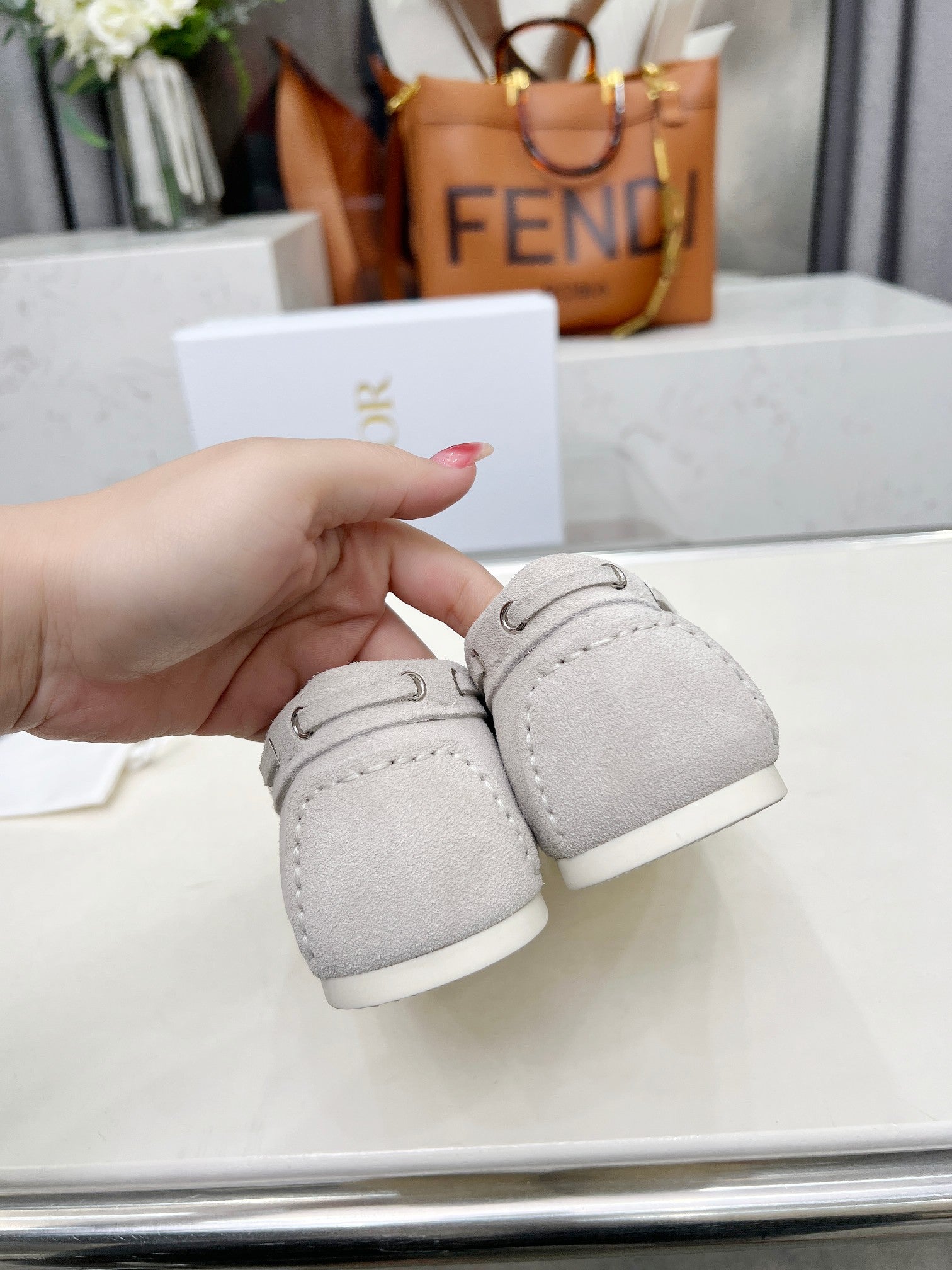 Gray Miss D Street Loafer