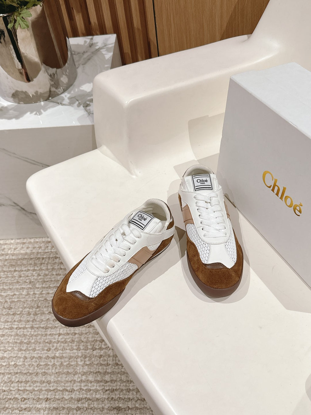 Natural Brown Kick Sneaker