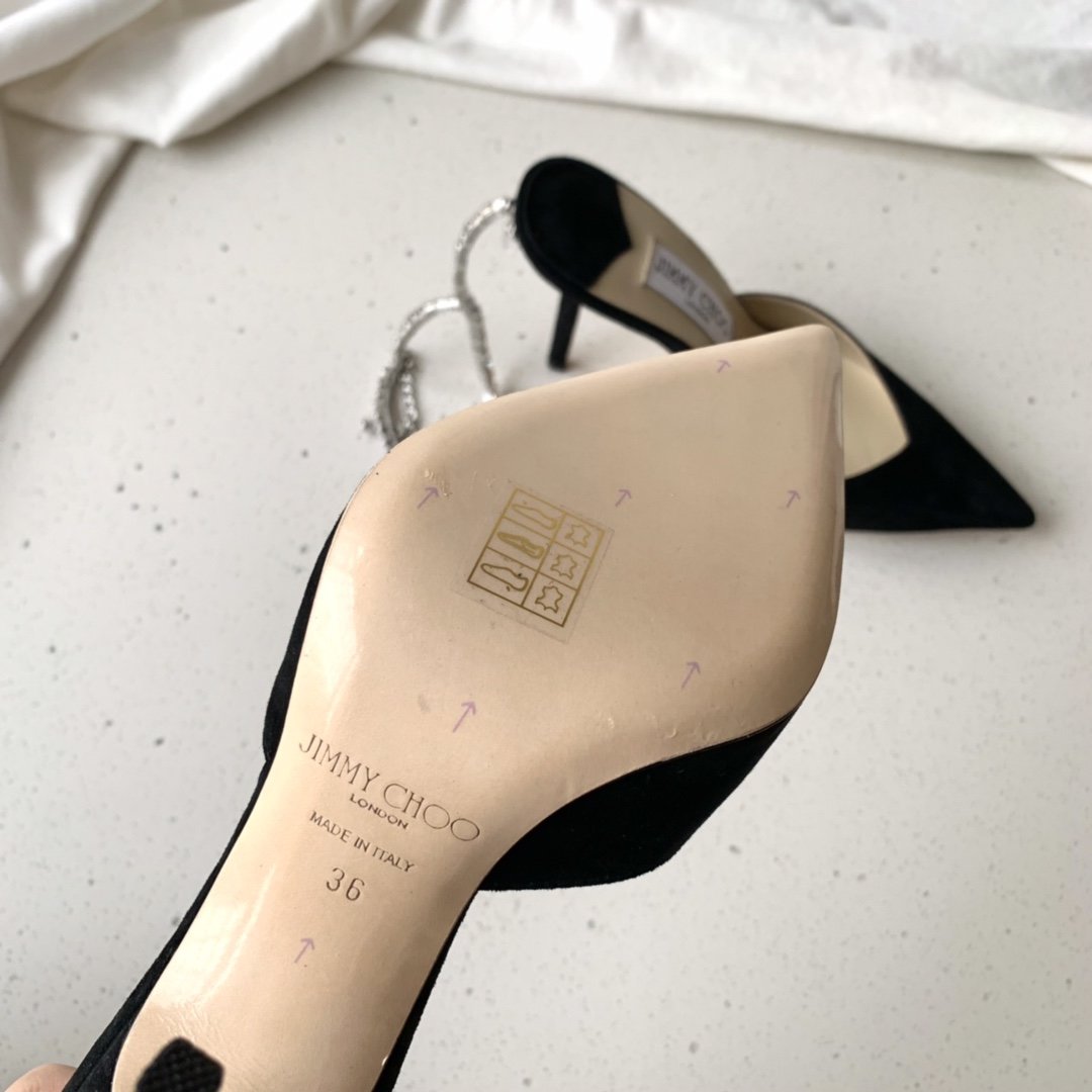 Black Suede JS Pumps