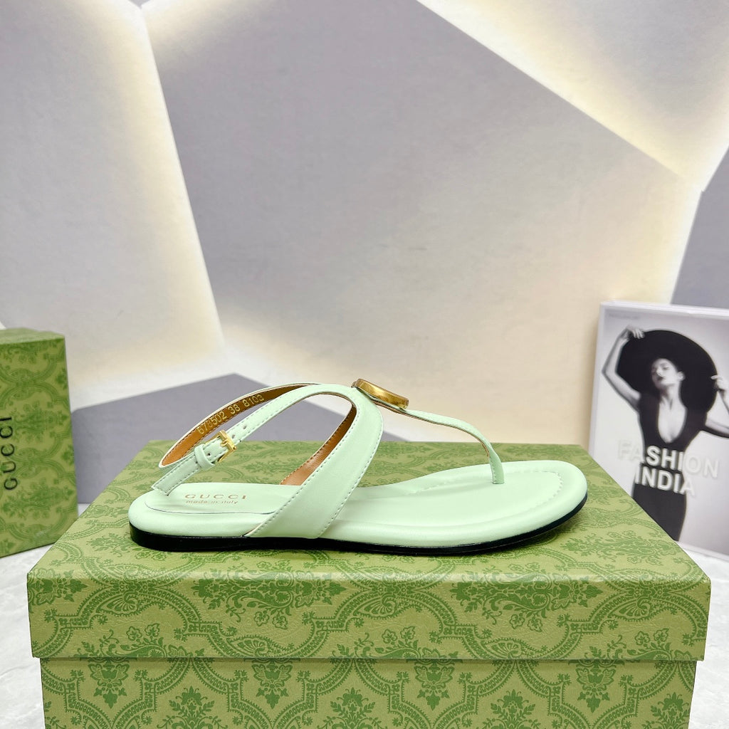 Light Green G Thong Sandal