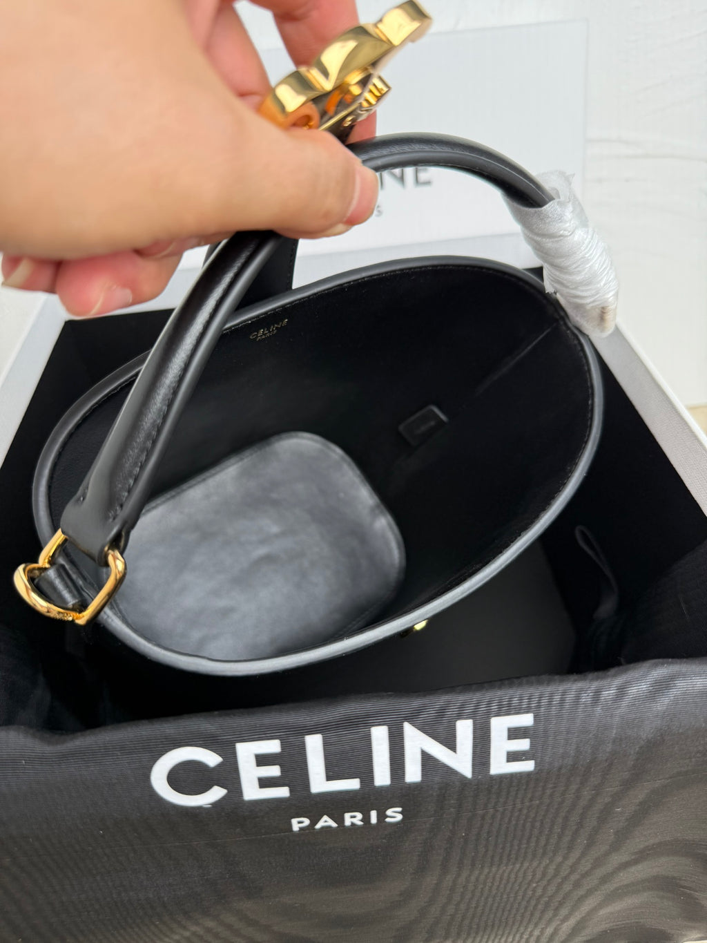 Black Small Louise Bag