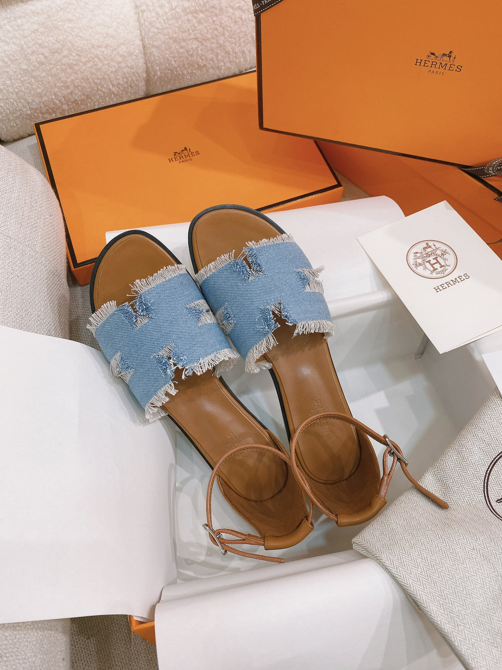 Bleu Clair / Nature HS Sandal