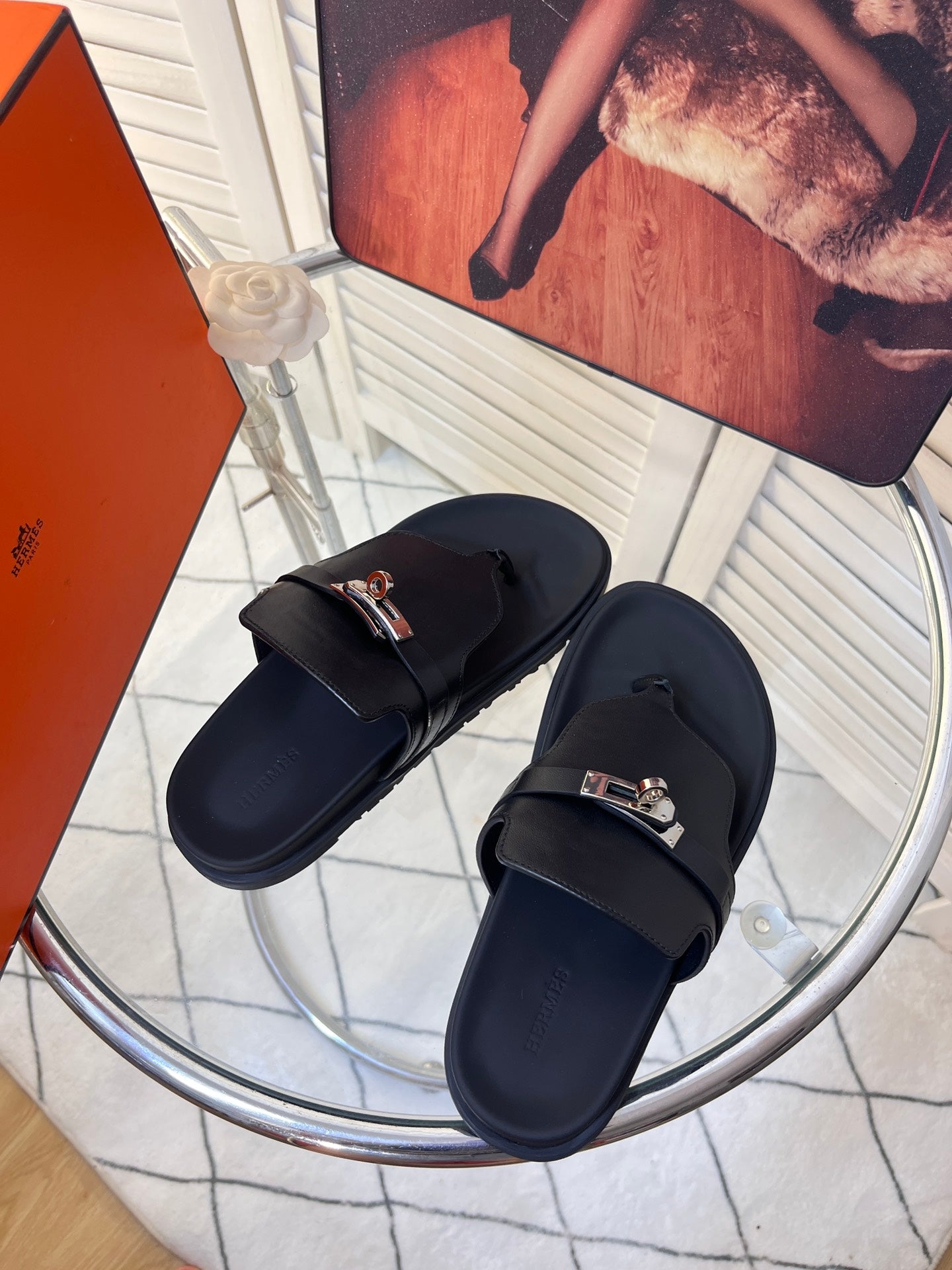 Men's Black HE Sandal