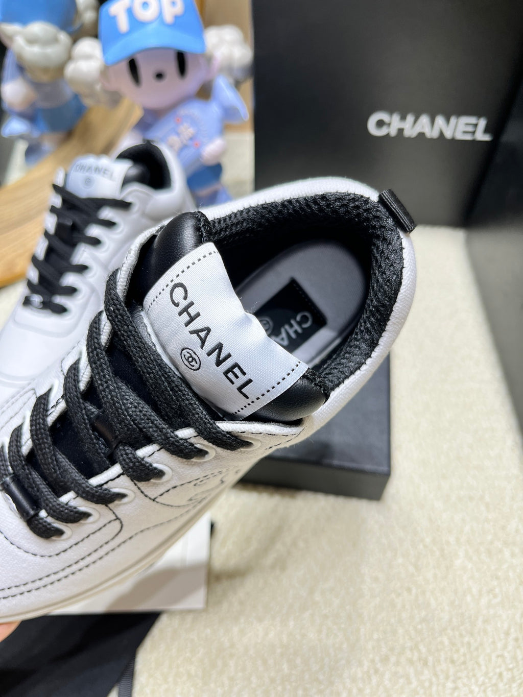 White & Black Trainers