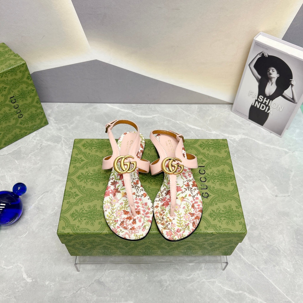 Pink G Thong Sandal