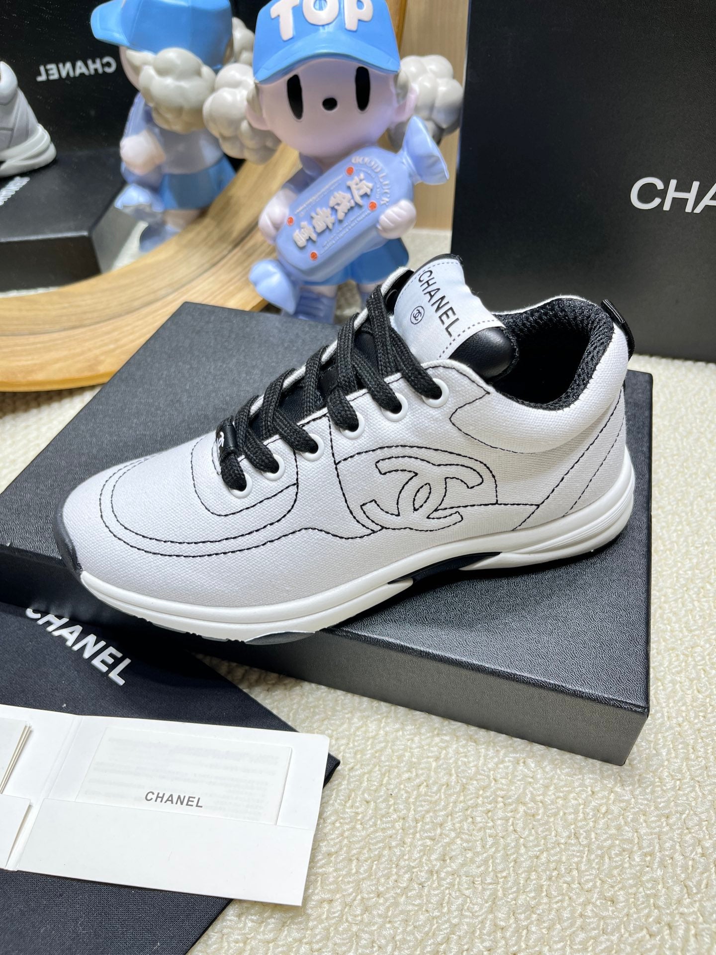 White & Black Trainers