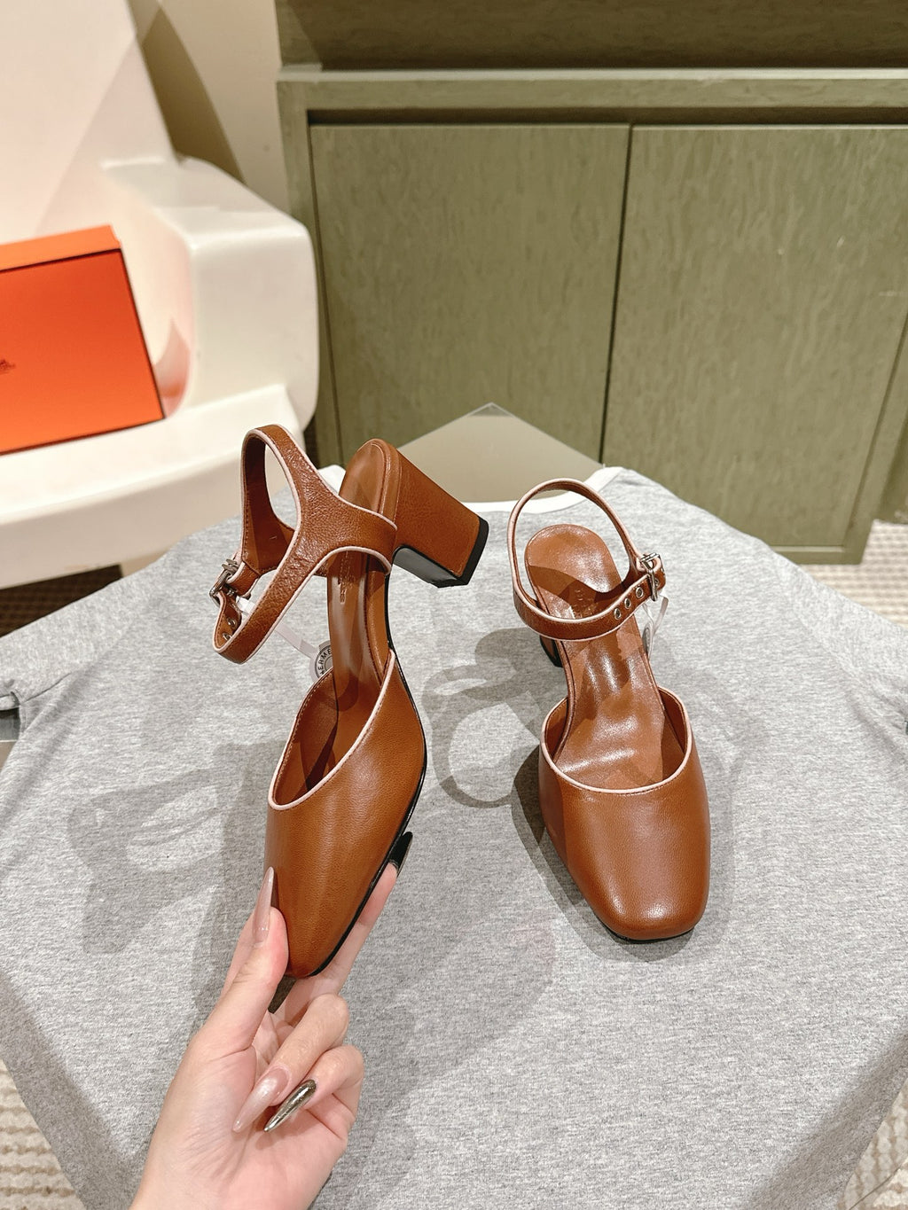 Marron Alezan Kamilla 60 Pump