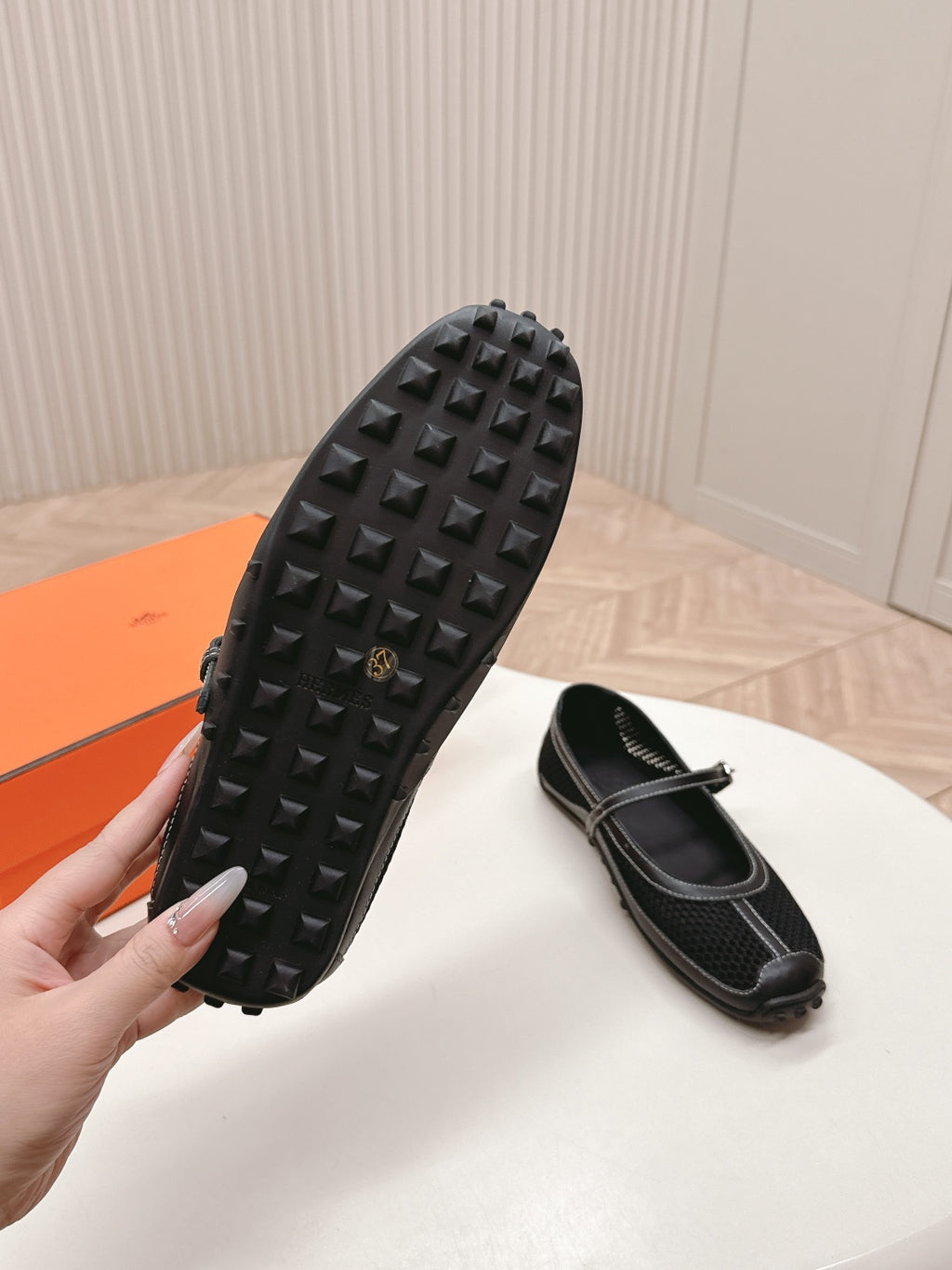 Black Kichu Ballet Flat