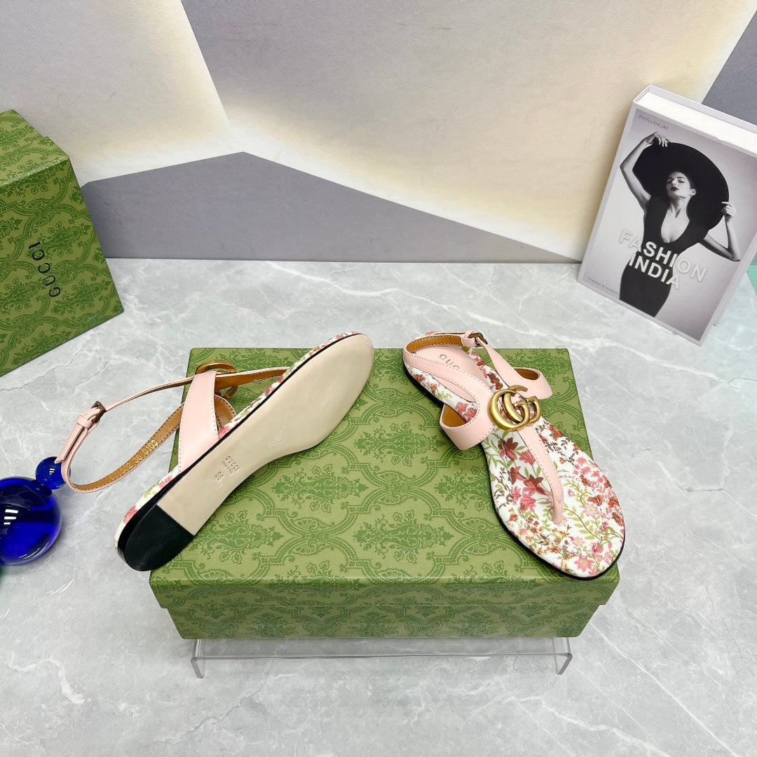 Pink G Thong Sandal