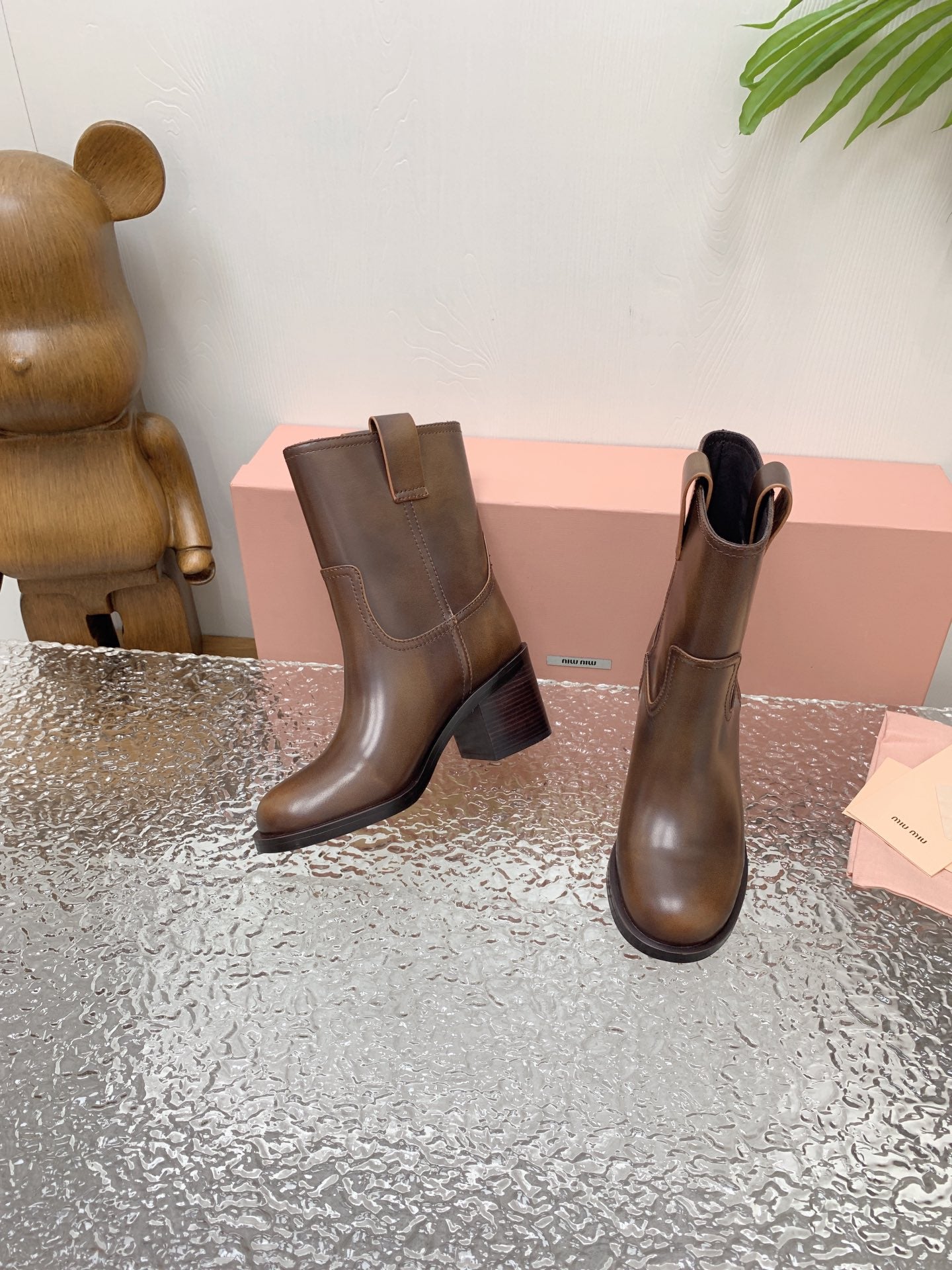Sienna MM Leather Booties