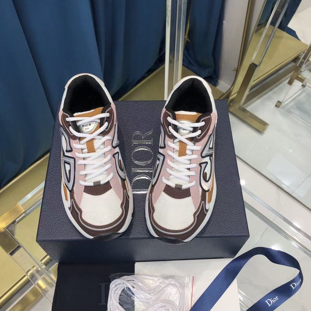Women's White, brown and beige DB sneaker