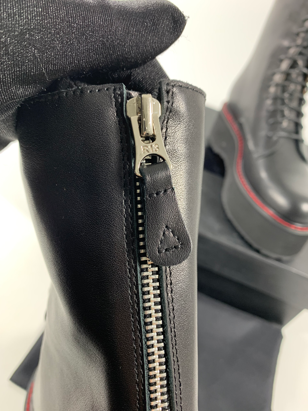 Black Double Stack Boot