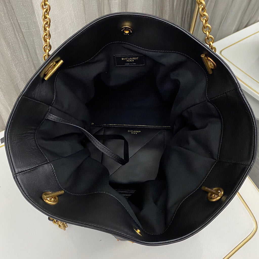 Black Jamie Medium Shopping Bag