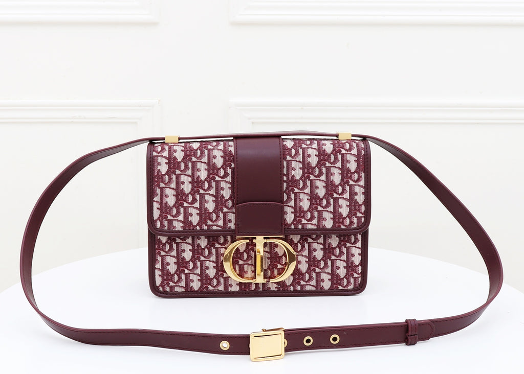 30M burgundy oblique bag