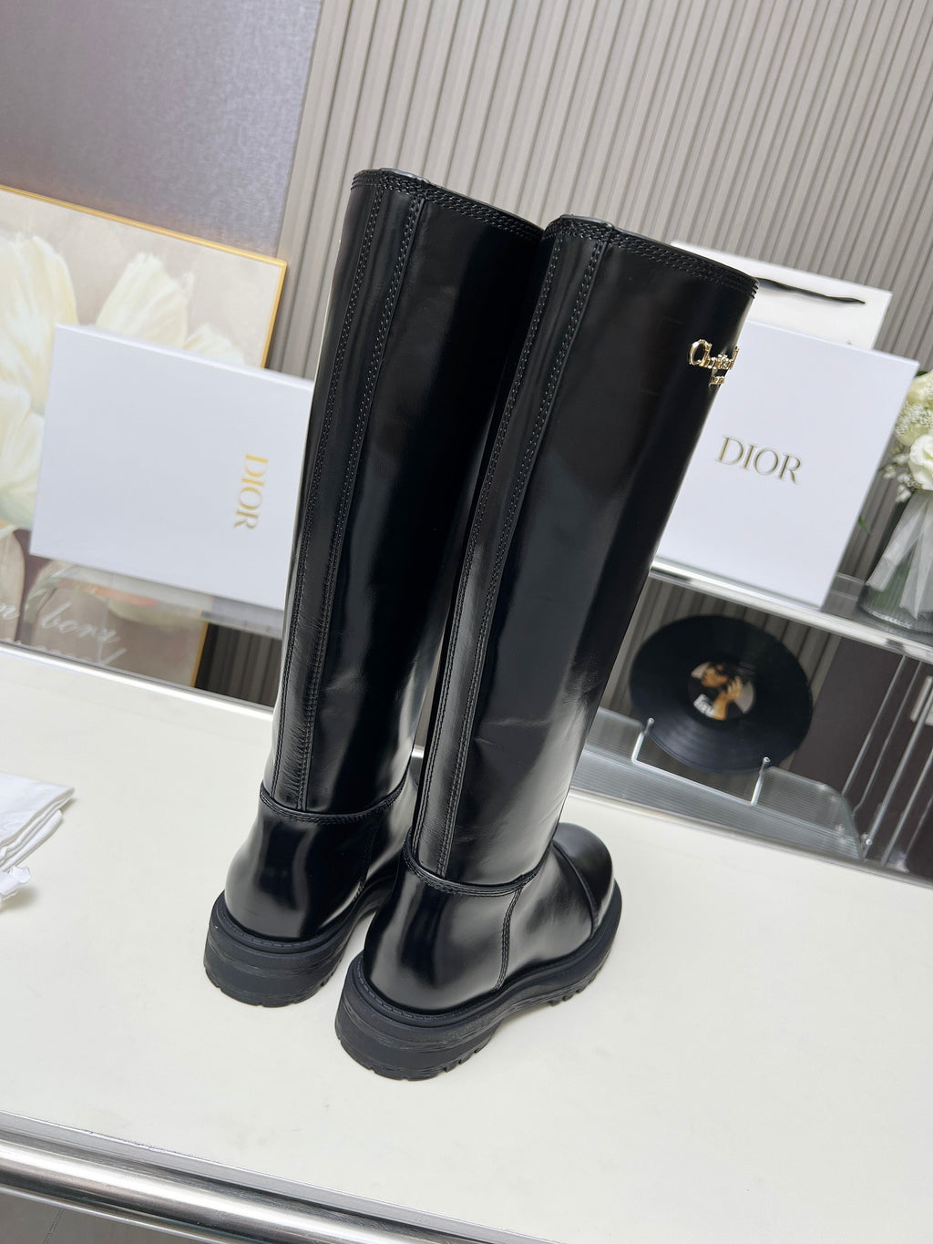 Black Brushed D Boot