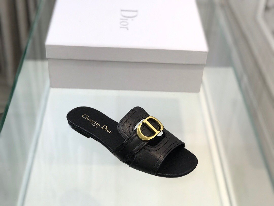 Black 30M slide mule