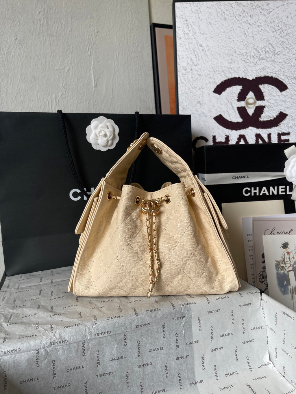 Beige 25 Small Handbag
