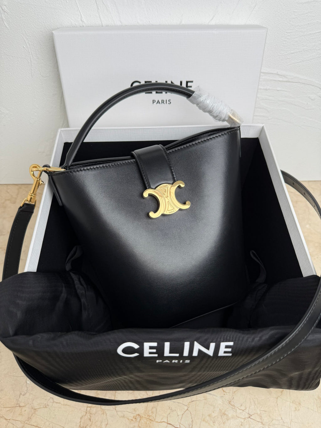 Black Small Louise Bag