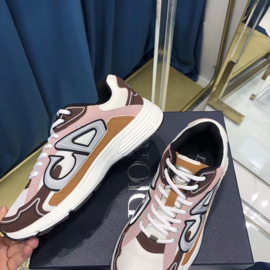 Women's White, brown and beige DB sneaker