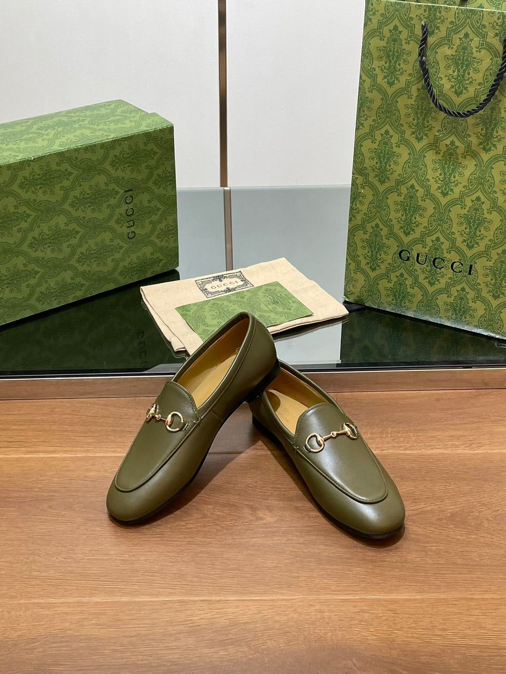 Dark Green Jordaan Loafer