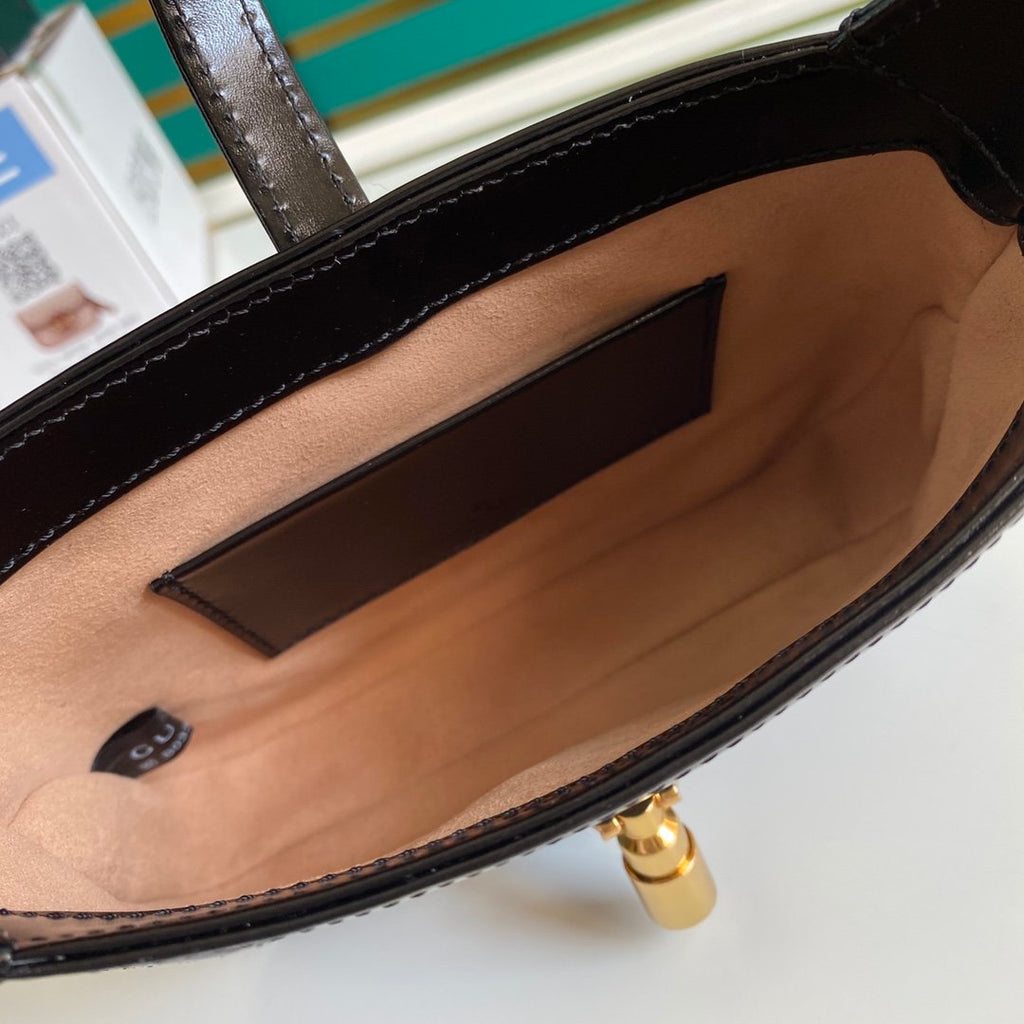 Black GJ 1961 mini shoulder bag