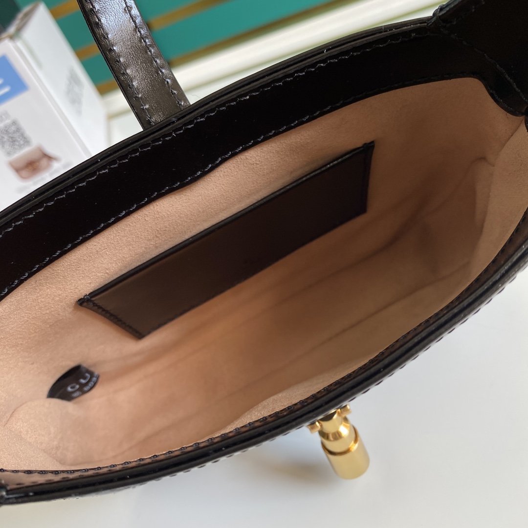 Black GJ 1961 mini shoulder bag