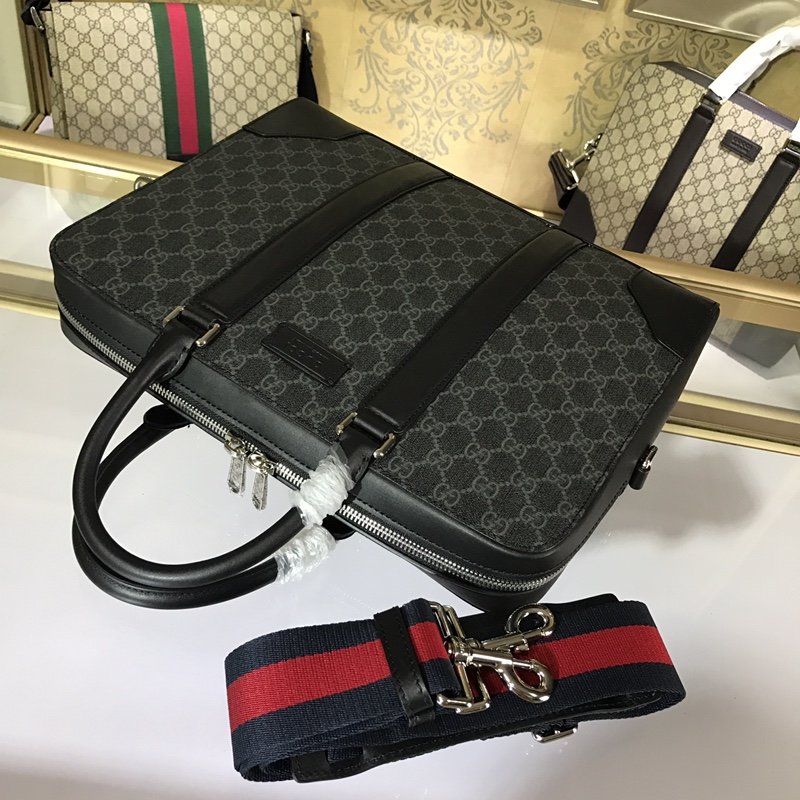 Black G briefcase