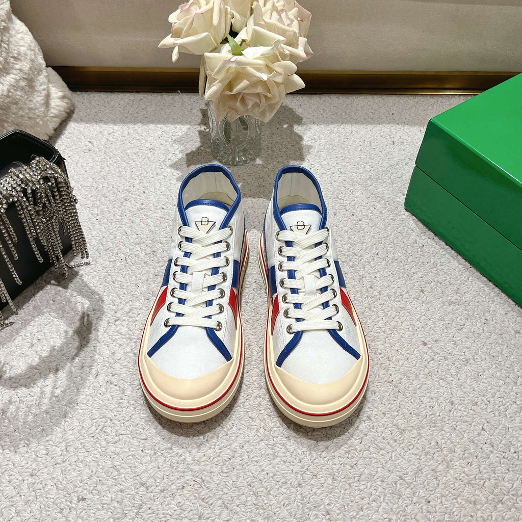 Men's White/Surf Mid-Top Eliot Sneaker